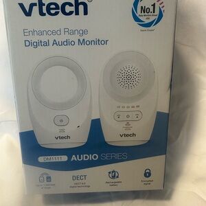 VTech White Digital Audio Monitor - Enhanced Range DECT Baby Monitor